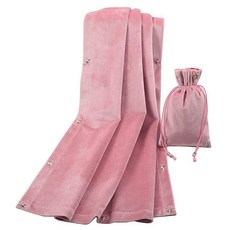 BLESSUME Wicca 타로 테이블보 가방 정사각형 점술 벨벳 제단 천 블랙 62 x 62cm24.4 24.4인치 169890, 핑크 5