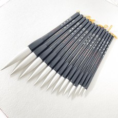 대진서예 서예붓 수류필(12종 택1) 캘리그라피 붓글씨 초보용 캘리 동양화 세필 초보자용, 1개, 5호