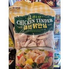 노브랜드 냉동 큐브 닭안심 1kg 아이스박스+아이스팩 무료, 1개