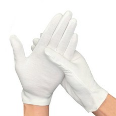 위생 항균 코튼 흰장갑 12켤레 세트 하얀 흰색 장갑 행사용 면장갑 속장갑 예식 결혼식 예식용 기사 면목 내피 웨딩 예식 행사, R49003W(화이트, 12세트