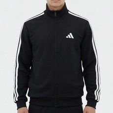 아다스 남성 트레이닝 자켓 베이직 트랙탑 데일리 삼선 풀집업 봄가을 스포츠 자켓