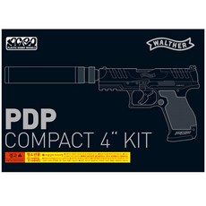아크로모형 발터 PDP 컴팩트 4인치 키트 에어소프트건, 1개