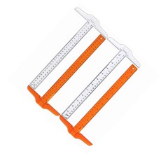 T型尺 畫線尺 丁字尺 設計尺 學生設計 30cm, 1個, 一體款免組合 隨機刻度出貨