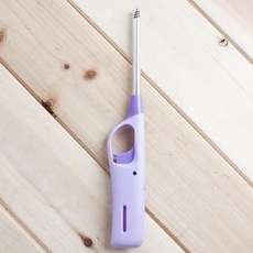 파스텔 불꽃조절 캔들라이터 촛불 점화기 충전식 휴대용 업소 향초 캠핑 바비큐 케이크, 1개