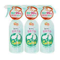 엘지 온더바디 풋샴푸 발을 씻자 자몽민트, 3개입, 385ml