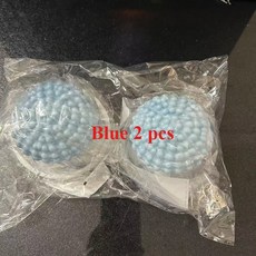 1/2PCS 세탁기 2-in-one 청소 세탁 볼 필터 헤어 의류 메쉬 가방, Blue 2 pcs