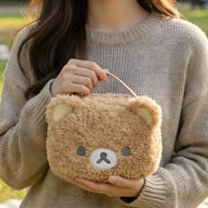 주니몽글 귀여운 곰돌이 다용도 파우치