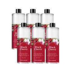 코코도르 디퓨저 리필, 블랙체리, 500ml, 6개