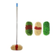 목욕탕 욕실 벽면 타일바닥청소 긴청소솔 잔디솔 물때제거 장대 물청소, 1개