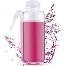 1팩 성찬 컵 필러 병 교회 예배 유월절 부활절 미사 및 종교 행사를 위한 드립 스퀴즈 디스펜서 17온스 측면 스파우트 포함으로 성찬을 쉽게 채울 수 있습니다, 1