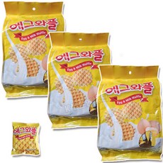 에그와플 (에그&밀크맛) 와플과자, 3개, 241.4g