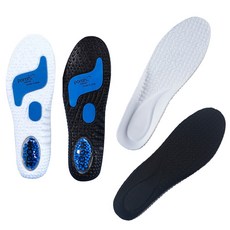 제스트윈 기능성 깔창 에어쿠션 키높이 아치 평발 구두 운동화 작업화 등산화 안전화 인솔 군대 군화 군인 자세교정 족저근막 신발깔창, 블랙, 245mm~260mm, 1개