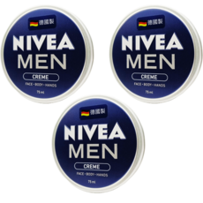 NIVEA MEN 妮維雅男士全效潤膚霜75ml 德國製造, 3個, 75ml