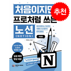 처음이지만 프로처럼 쓰는 노션 (Notion) + 쁘띠수첩 증정, 디지털북스, 박한용(노션너굴)