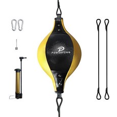 업그레이드된 더블 엔드 복싱 스피드 백 - 손과 눈의 협응 민첩성 및 반응을 위한 반사 트레이닝 볼 가정 또는 체육관 운동 172745