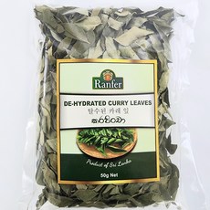 건조 커리 리브 Dried Curry Leaves 50g WORLDFOOD, 1개