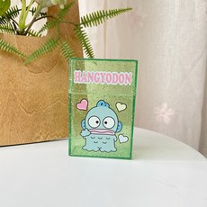 妙可愛庫洛米透明盒煙盒明星卡片咕卡整理盒便捷攜帶馬卡龍煙盒棉籤盒特價, 水怪, 1個