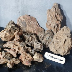 황호석 2kg 크기 혼합 발송 어항 장식 수석 / 아쿠아메이드, 1개