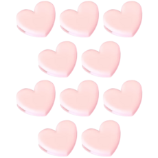 10pcs 귀여운 핑크 하트 클립 메모꽂이 홀더, 핑크(T448) 10PCS, 1세트, 10개입
