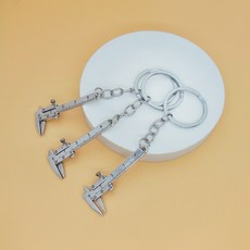 500441 미니 휴대용 캘리퍼스 키링, 단품