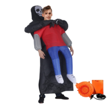 더루비샵 에어슈트 할로윈 코스프레의상 공룡풍선옷, 1개, L(키150-190) 사신의 납치 에어슈트