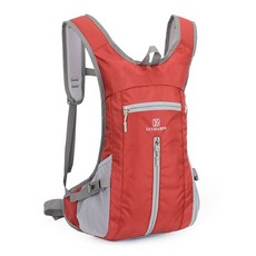 戶外登山包旅遊雙肩男女防水超輕徒步旅行揹包行包跑步出行便攜, 紅色