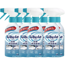 Ubela浴室清潔噴霧300ml，有效除垢除菌，清新氣味不刺鼻，輕鬆清潔浴室, 1個, 300mL