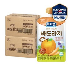 일동후디스 주 아이얌 건강한 아이사랑 주스 배도라지 100ml 40개