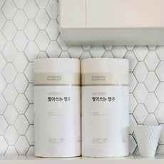[브이앤비리빙] 빨아쓰는 행주 대형 80매 2롤 / 4롤, 80개, 2개