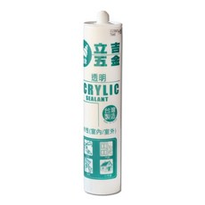 立吉五金 水性壓克力填縫劑, 1個, 透明