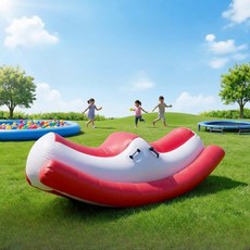 에어 바운스 놀이기구 세트 놀이터 트램폴린 볼풀 흔들말 놀이시설, 1개, 1_수상축구맞춤가능