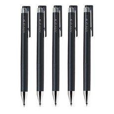 파이롯트 쥬스업 볼펜 5개 묶음 세트, 0.4mm 블랙 5개