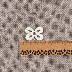 혼합 꽃 패턴 자수 레이스 아플리케 그물 트림 의류 장식 패브릭 바느질, 8. 50pcs24x22mm