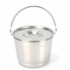 업소용반찬통 스텐 들통 중 뚜껑 포함 손잡이통 스텐용기 79000EA 1EA, 본상품