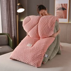겨울 극세사 이불 220x240 5kg 슈퍼 따뜻한 이불 겨울 두꺼운 면화 양면 벨벳 부드러운 초대형 담요