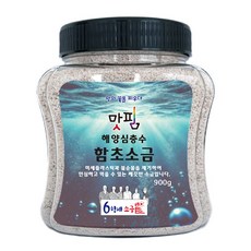 6형제 소금 미세플라스틱 불순물 제거 해양심층수 함초소금, 1개, 900g