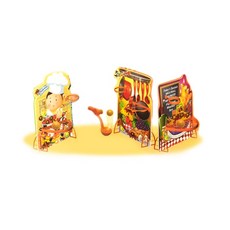 Hi-toys 桌遊 瘋狂廚師肉丸大挑戰 肉丸子移動遊戲機 空氣浮球玩具, 1個