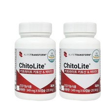 포라이프 키토라이트 (키토산+비타민C를 한번에) 60캡슐 2개 +포켓물티슈 증정, 20.94g, 2세트