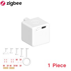 Tuya 스마트 터치 핑거 로봇 ZigBee 3.0 스위치 버튼 푸셔 원격 제어 App Alexa Google Home, 02 1pc Fingerbot kit