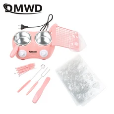 DIY 전기 사탕 녹이는 냄비 분수 기계 에센셜 오일 히터 핫 초콜릿 퐁듀 메이커 스토브 EU 미국, 01 영국