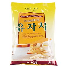 대호 유자차 자판기용 유자차, 1kg, 6개, 1개입