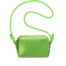 스틴고야 페르닐 새틴 로프 트리밍 숄더 백