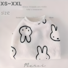 소프트 터치 강아지 실내복 사계절 수면 잠옷, 토끼, 1개