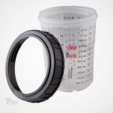 자동차도장용품 3M 하드 믹싱컵 미니 177ml 2개
