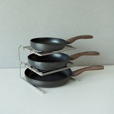 와이어 후라이팬 정리랙 접시정리대 후라이팬정리대