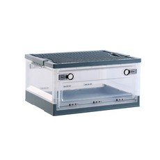 투명 장난감 정리함 박스 블럭 보관함 레고 듀플로 정리박스 토이박스, 블루, 1개