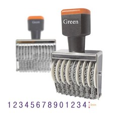 (4mm) 14단 자동넘버링 금액인 숫자도장 숫자인, 1개