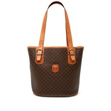 셀린느 중고 1998 마카담 코팅 캔버스 토트 백