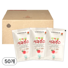 자이몽 NFC 국산 100% 해썹 사과즙 50팩, 50개, 110mg