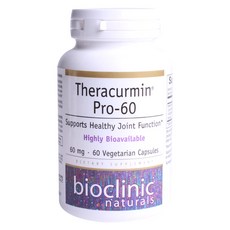BIOCLINIC NATURALS Theracurmin Pro-60薑黃素萃取素食膠囊, 60顆, 1罐